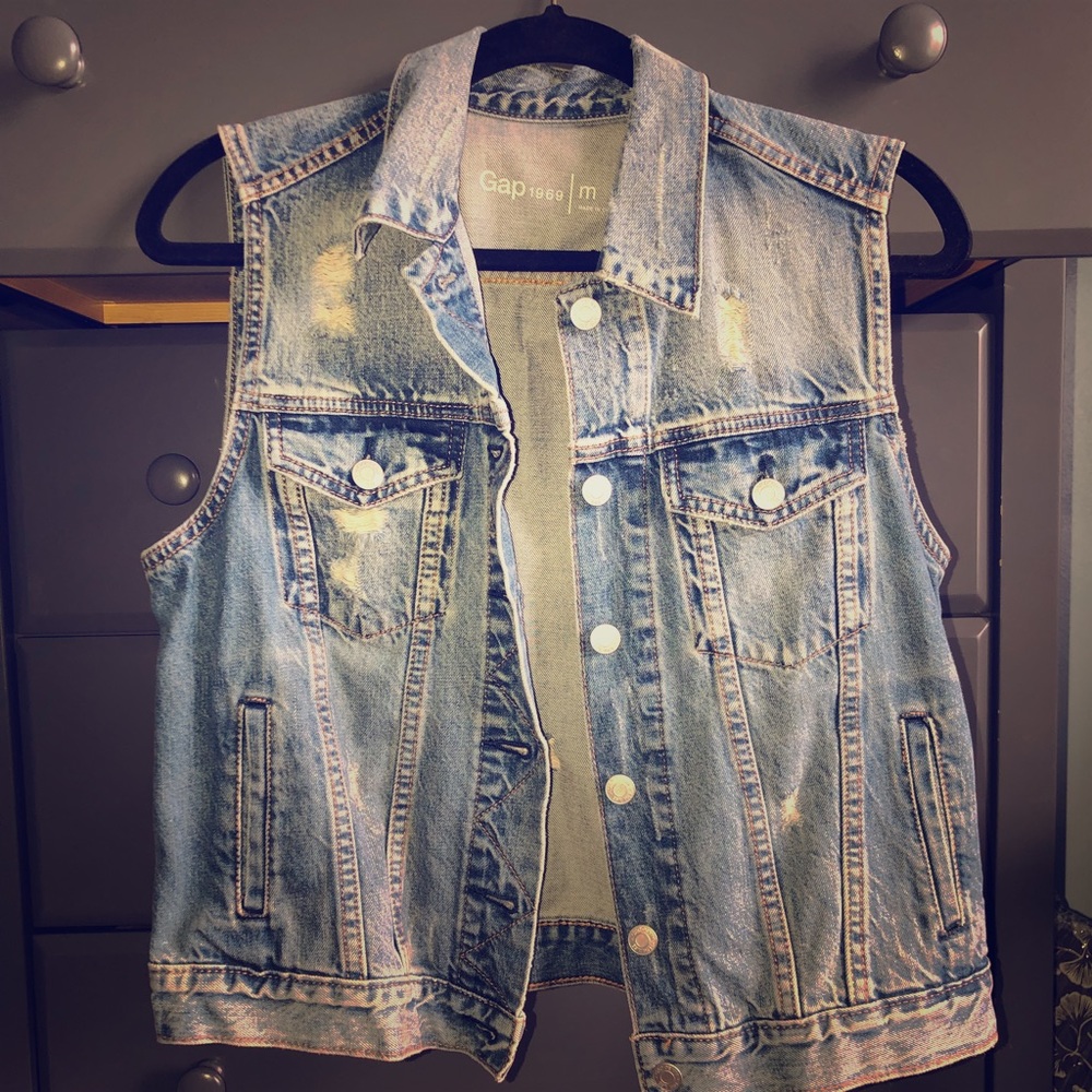 Gap denim vest